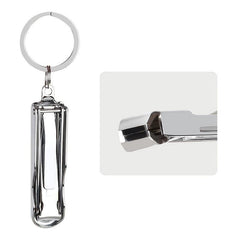 Stainless Steel Nail Clippers with Built in Nail File