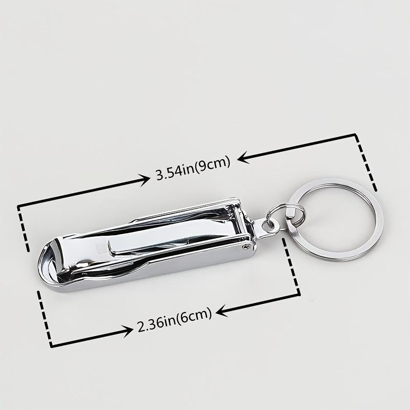 Stainless Steel Nail Clippers with Built in Nail File