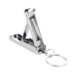 Stainless Steel Nail Clippers with Built in Nail File
