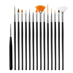 Silicone Nail Liner Brushes for Manicure - Professional Brush for Home and Salon