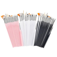 Silicone Nail Liner Brushes for Manicure - Professional Brush for Home and Salon