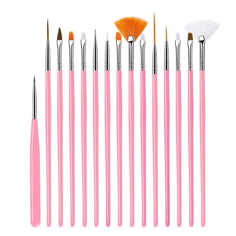 Silicone Nail Liner Brushes for Manicure - Professional Brush for Home and Salon