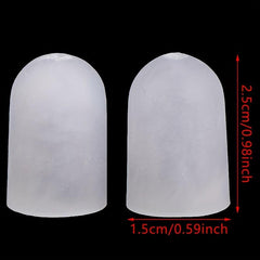 Toe Sleeves Protectors Transparent 2pcs