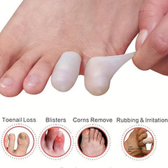 Toe Sleeves Protectors Transparent 2pcs