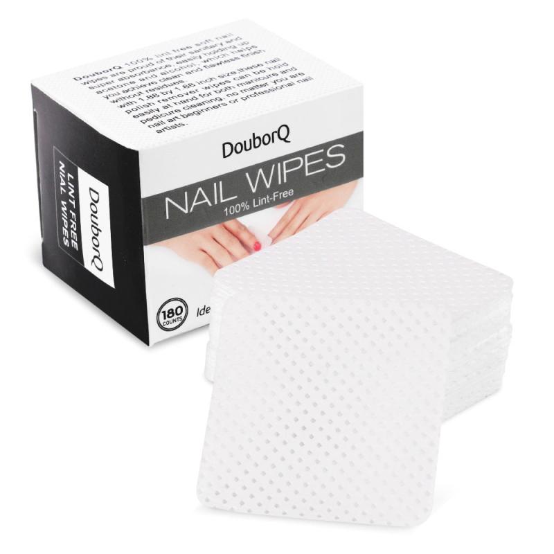 180 Pcs Nail Wipes Lint Gel Nail Polish Removers Pads