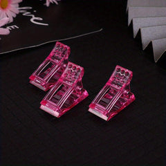 5 Pcs Poly Gel Nail Tips Clip for DIY Manicure Nail Art