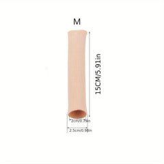 Toe Tubes for Corns Bunion Hammer Toe - Gel Lined Cushioning