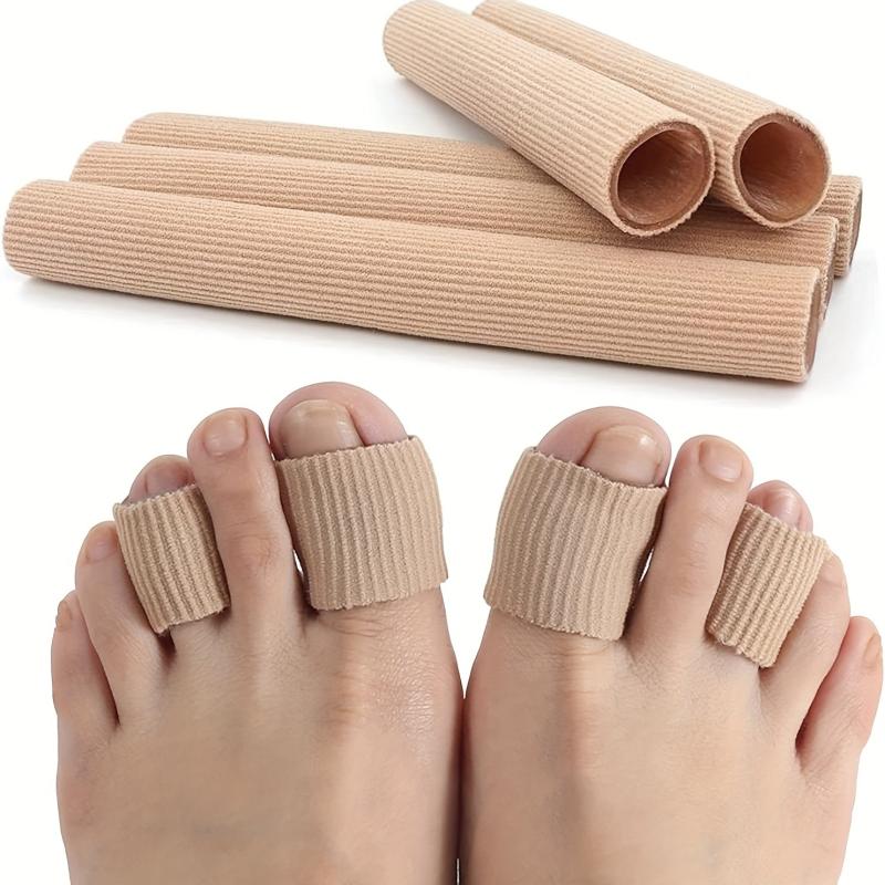 Toe Tubes for Corns Bunion Hammer Toe - Gel Lined Cushioning