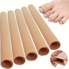 Toe Tubes for Corns Bunion Hammer Toe - Gel Lined Cushioning