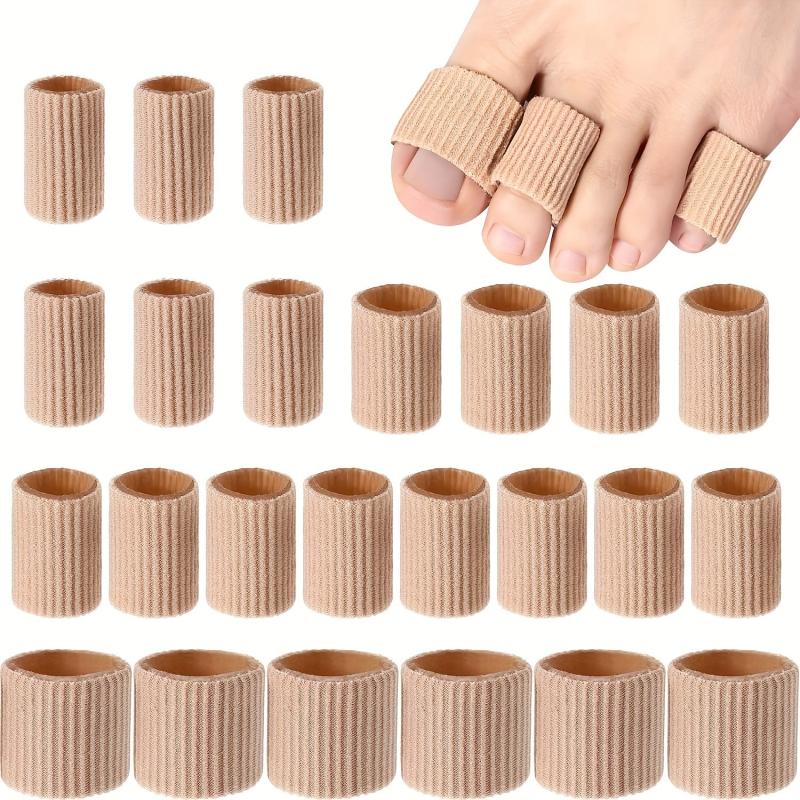 Toe Tubes for Corns Bunion Hammer Toe - Gel Lined Cushioning