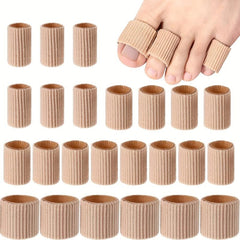 Toe Tubes for Corns Bunion Hammer Toe - Gel Lined Cushioning