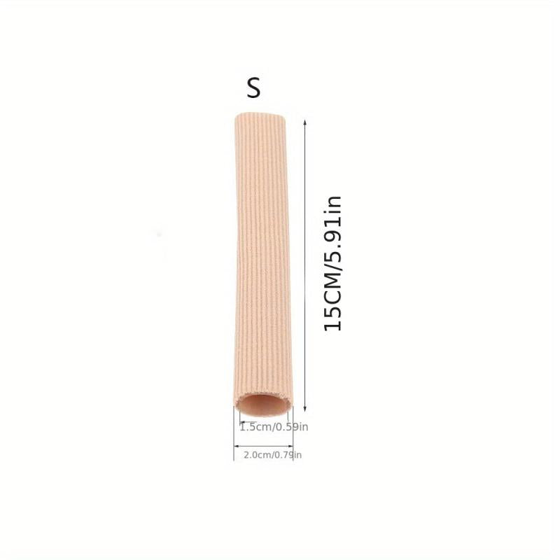 Toe Tubes for Corns Bunion Hammer Toe - Gel Lined Cushioning