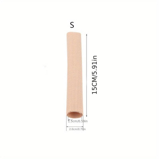 Toe Tubes for Corns Bunion Hammer Toe - Gel Lined Cushioning