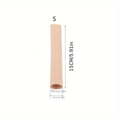 Toe Tubes for Corns Bunion Hammer Toe - Gel Lined Cushioning