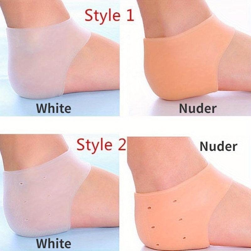 Silicone Moisturizing Gel Heel Socks for Cracked Foot Skin