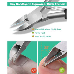 Large Toenail Clippers For Thick & Ingrown Nails