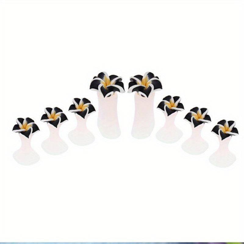 8 Pcs Silicone Toe Separators Flower Toe Spacers Pedicure Dividers