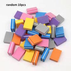 10pcs Mini Buffing Sanding Files for Nail Art Polish