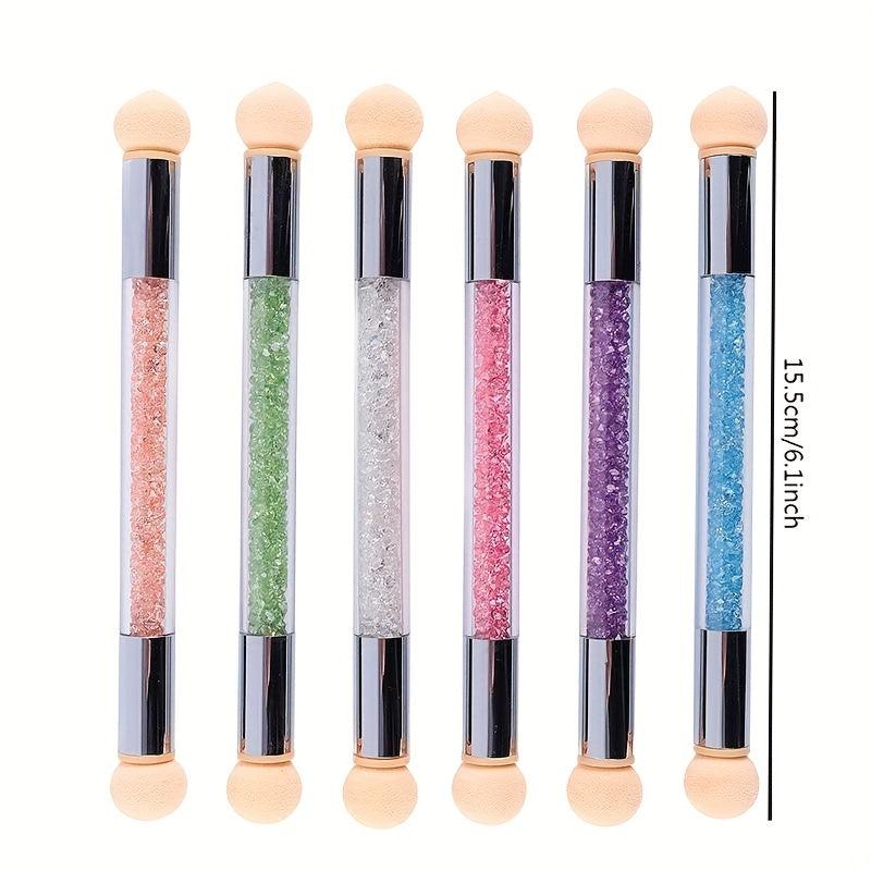 Nail Brush Set Gradient Sponges Gel Glitter Powder Dotting Tools