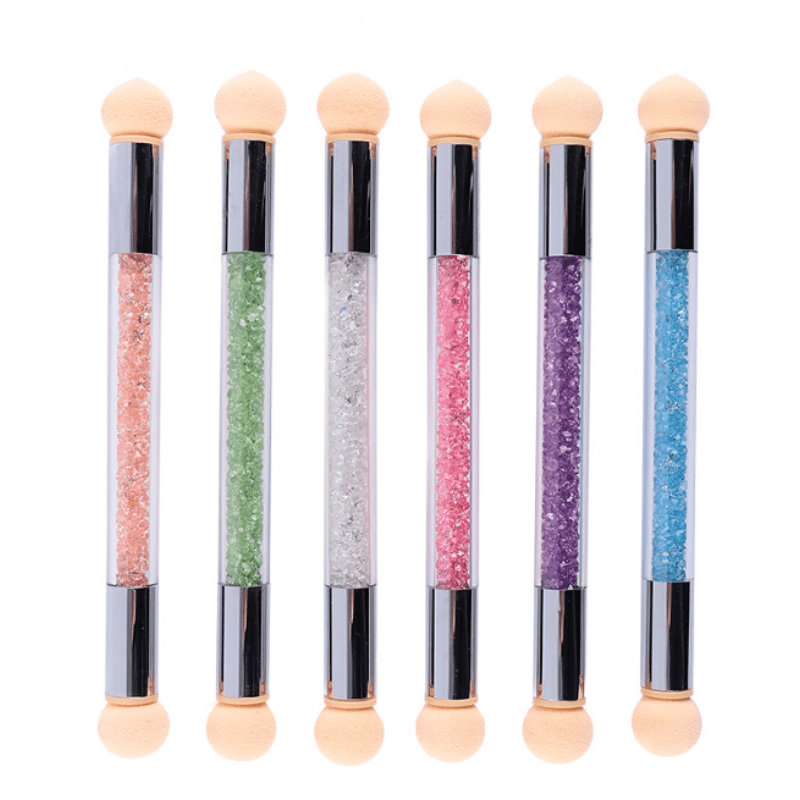 Nail Brush Set Gradient Sponges Gel Glitter Powder Dotting Tools