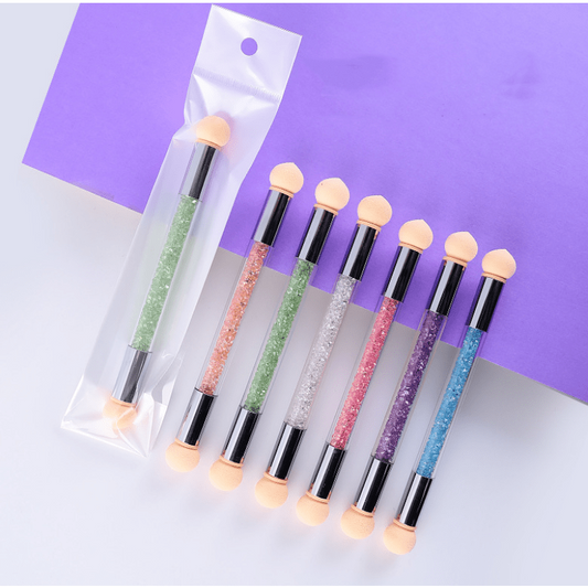 Nail Brush Set Gradient Sponges Gel Glitter Powder Dotting Tools