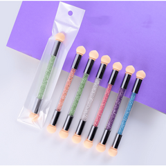 Nail Brush Set Gradient Sponges Gel Glitter Powder Dotting Tools