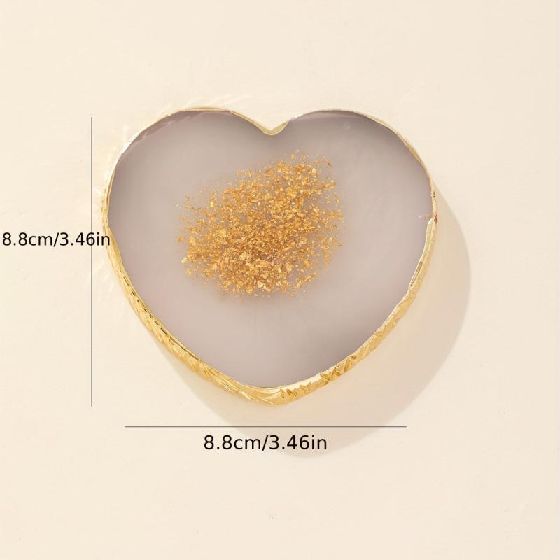 Heart Shape Nail Art Mixing Palette for Press On Nails