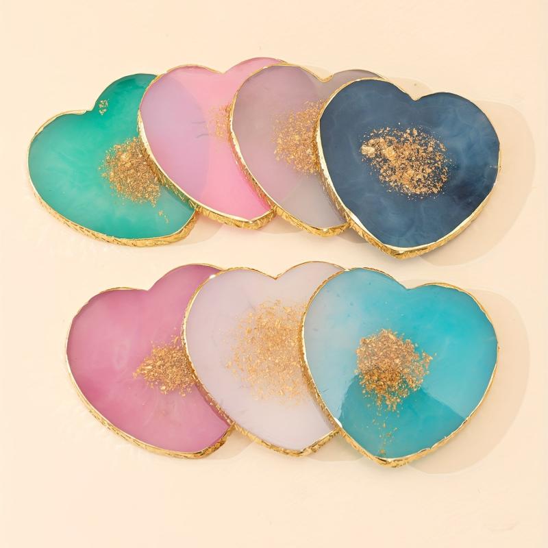 Heart Shape Nail Art Mixing Palette for Press On Nails