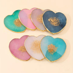 Heart Shape Nail Art Mixing Palette for Press On Nails