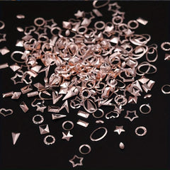 3D Nail Metal Rivets Studs Charms Decoration Punk Star Moon Jewelry Studs