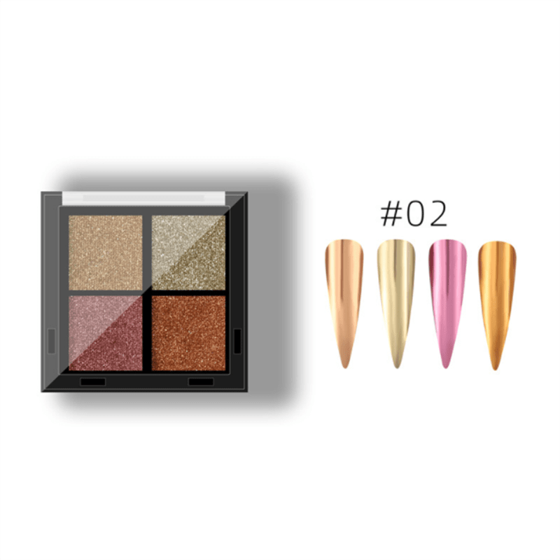 Mirror Nail Powder Set for DIY Nail Decoration