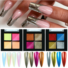 Mirror Nail Powder Set for DIY Nail Decoration
