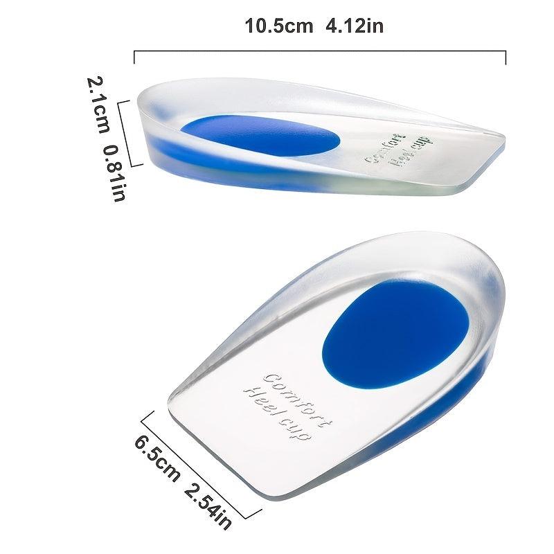 Silicone Heel Cups for Plantar Fasciitis Relief