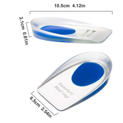Silicone Heel Cups for Plantar Fasciitis Relief