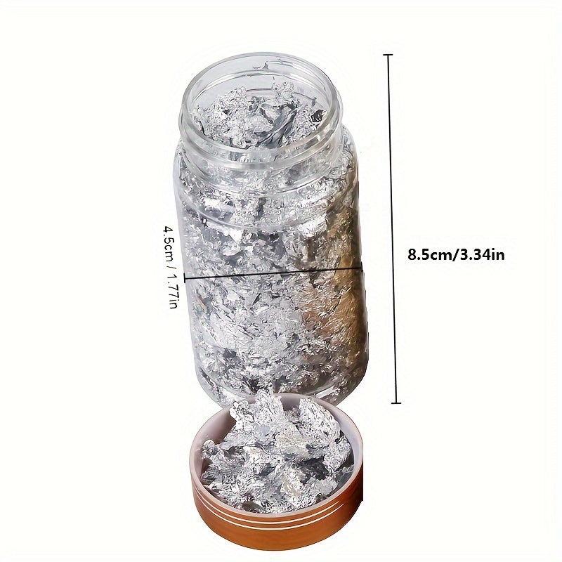 Golden Silver Rose Goden Foil Nail Art Holographic Aluminum Nail Foil Flakes