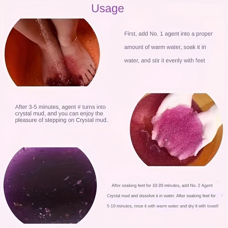 Foot Bath Spa Jelly Spa Pedicure Spa Bubble Foot Bath Spa Foot Salt Soak