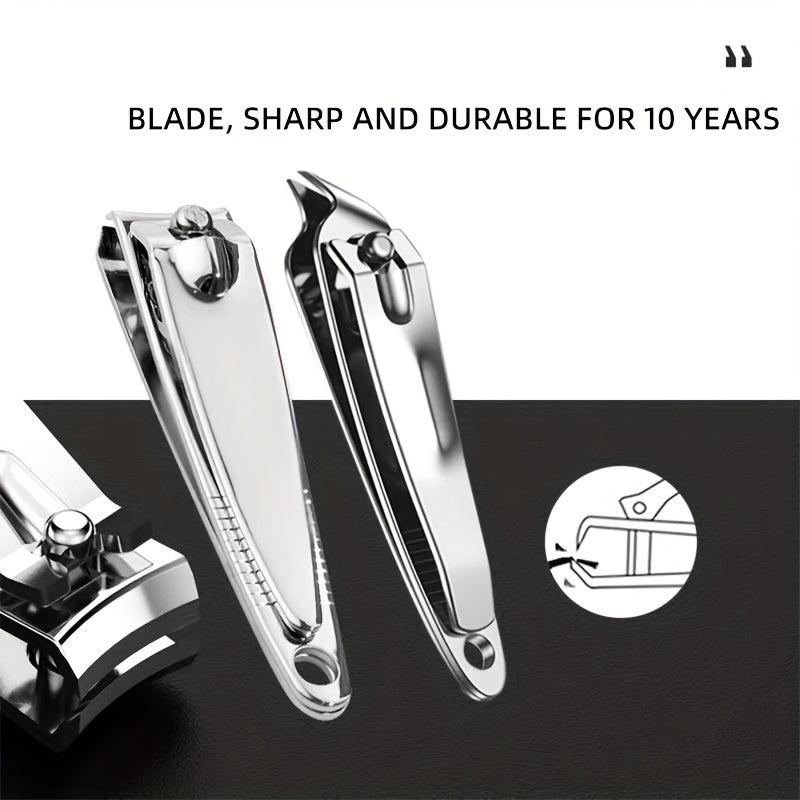 7pc Stainless Steel Manicure Set Nail Clipper Cutter Files Pedicures Salon