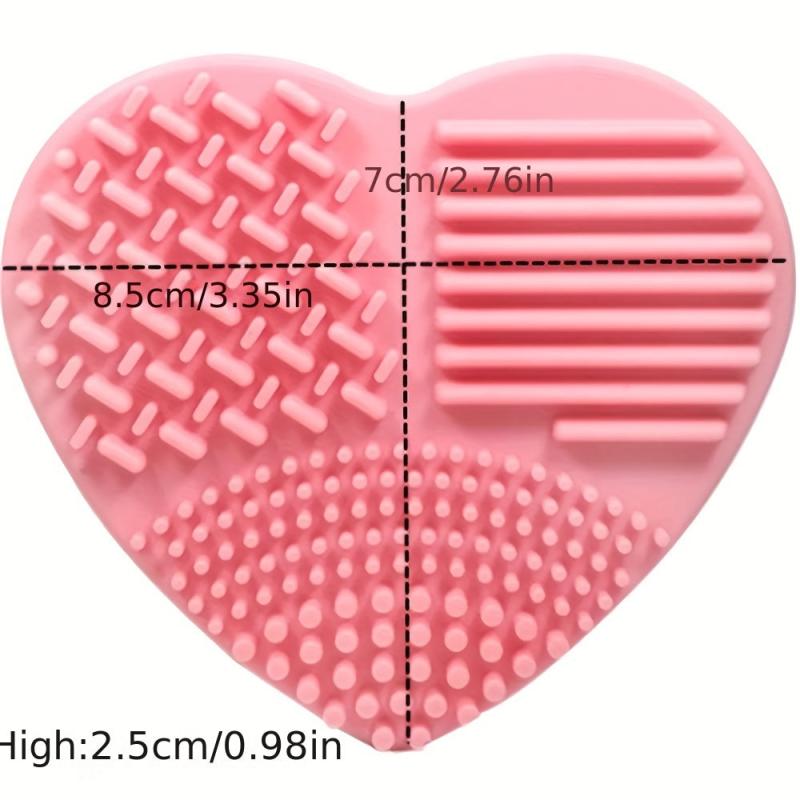 Silicone Makeup Brush Cleaner Pad Box - Wet and Dry Make Up Tools