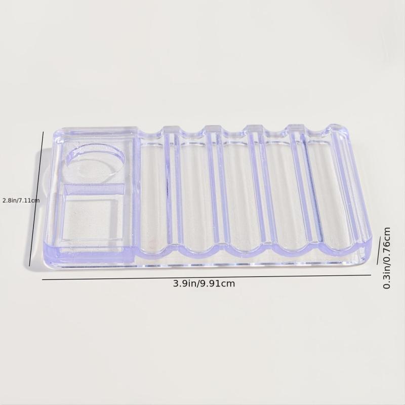 Nail Art Pen Holder Transparent Base for Easy Access