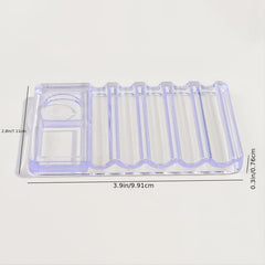 Nail Art Pen Holder Transparent Base for Easy Access