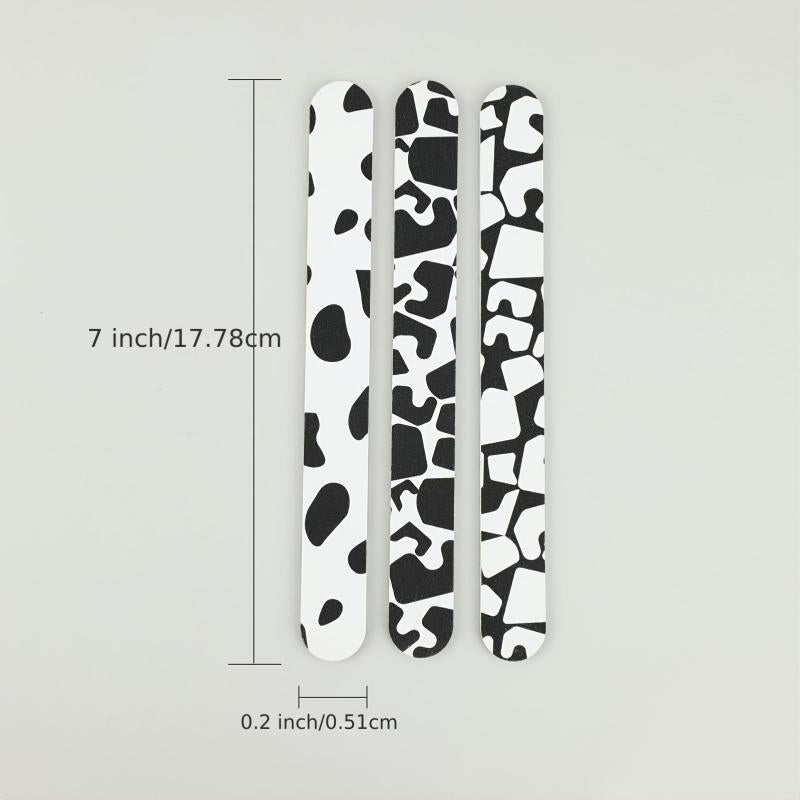 3 Pcs Cut Cow Nail File Set for Women