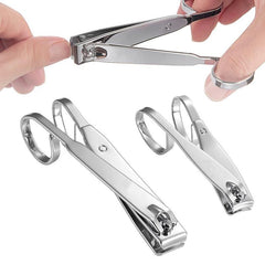 Long Handle Nail Clippers Set for Seniors with Metal Case