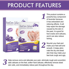 2 Pairs Lavender Foot Mask for Callus Removal