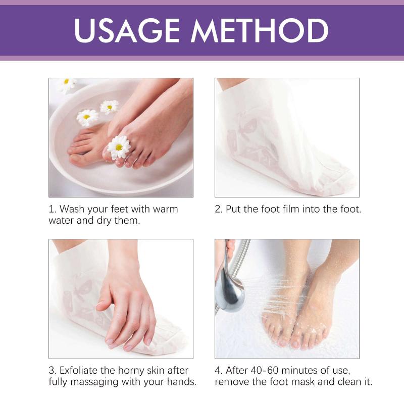 2 Pairs Lavender Foot Mask for Callus Removal
