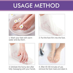 2 Pairs Lavender Foot Mask for Callus Removal