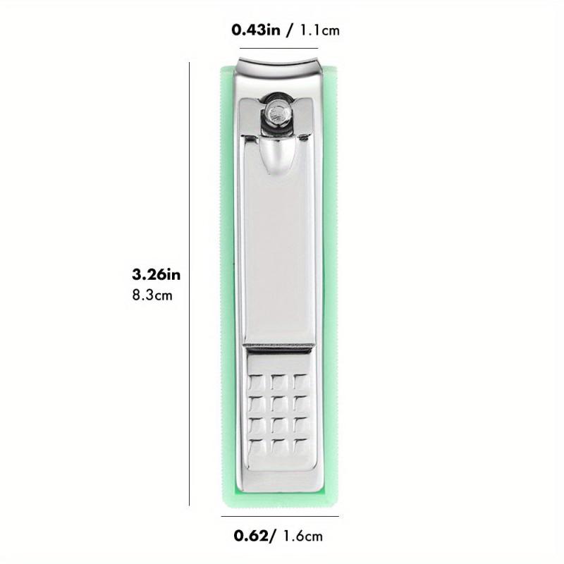 Anti Splash Sharp Nail Clippers Stainless Steel