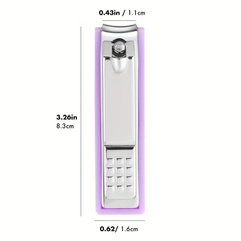 Anti Splash Sharp Nail Clippers Stainless Steel