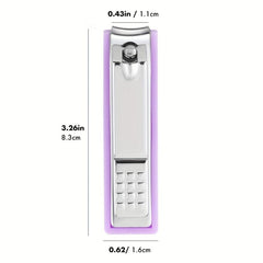 Anti Splash Sharp Nail Clippers Stainless Steel