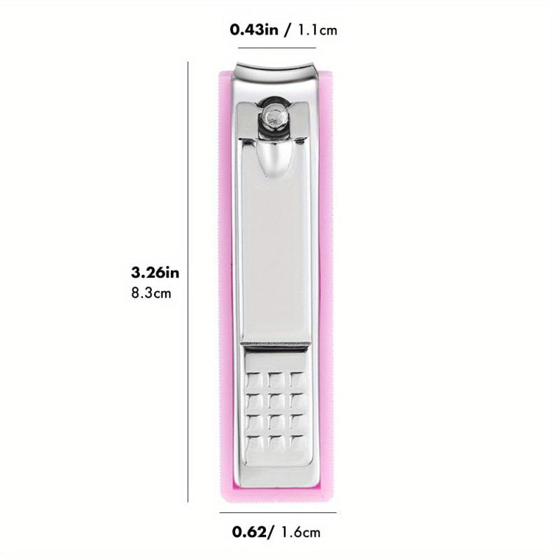 Anti Splash Sharp Nail Clippers Stainless Steel