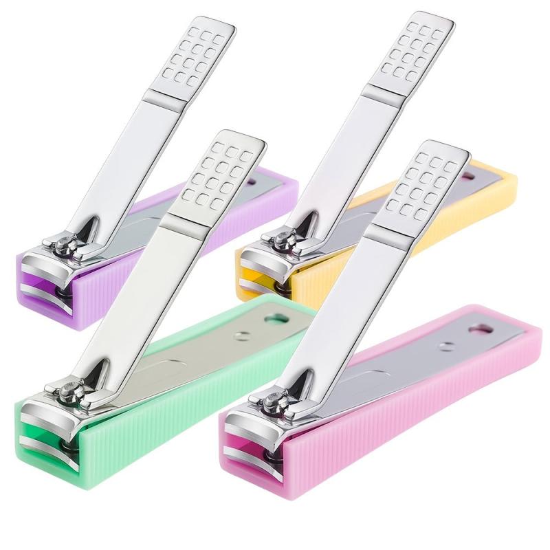 Anti Splash Sharp Nail Clippers Stainless Steel